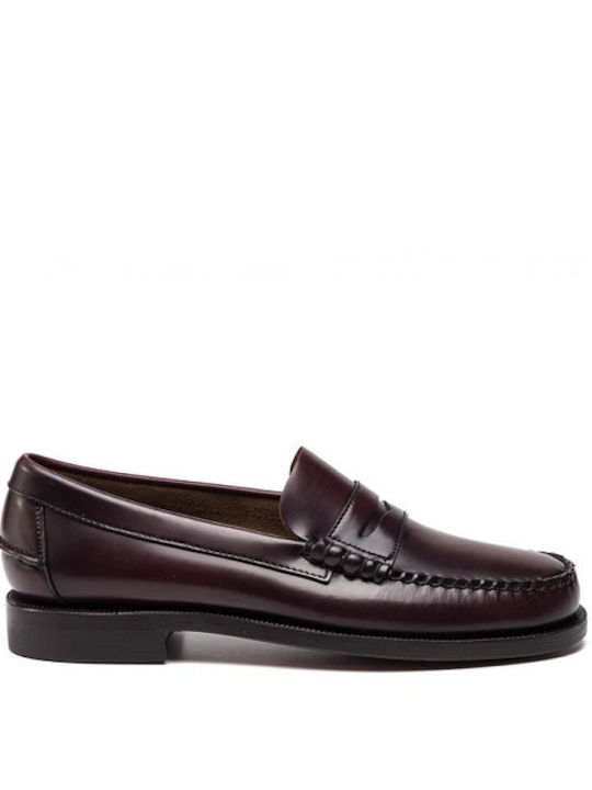 Sebago Mocasini barbati in Burgundy Culori