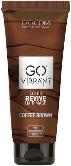 Farcom Professional Go Vibrant Color Revive Hair Mask Coffee Brown 200ml