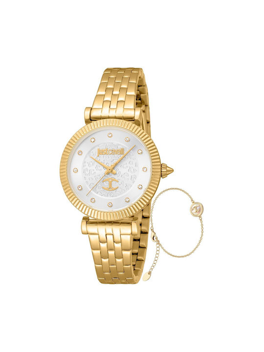 Just Cavalli Uhr in Gold / Gold Farbe