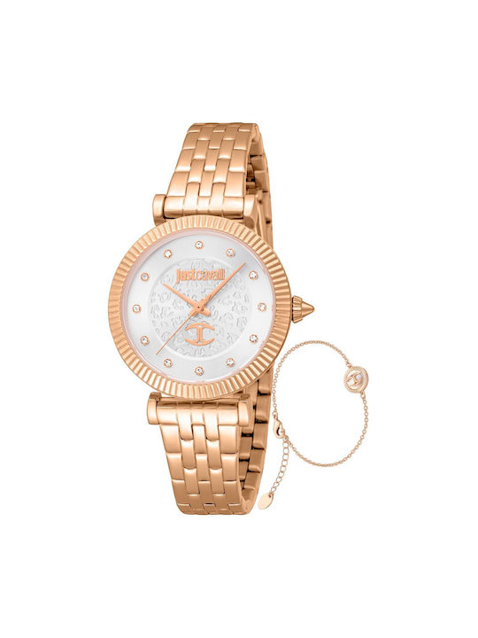 Just Cavalli Watch in Pink Gold / Pink Gold Color