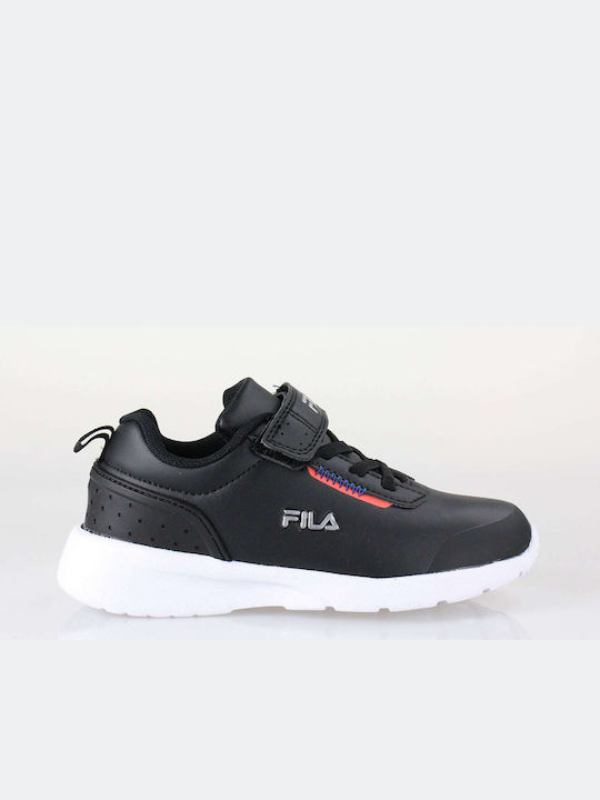 Fila Παιδικά Sneakers Campilio 2V Black / Coral / Pink