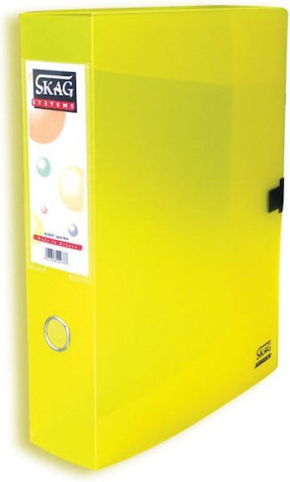 Skag Кутия за файлове с копче 27x8x36.5см. Прозрачен