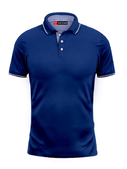 Payper Cambridge Ανδρικό Διαφημιστικό T-shirt Κοντομάνικο Μπλε
