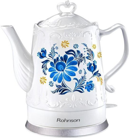 Rohnson Βραστήρας 1.5lt 1200W Λευκός