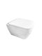 Rak Ceramics Metropolitan Λεκάνη Κρεμαστή Rimless με Slim Κάλυμμα Duroplast Soft Close Λευκή