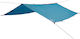 vidaXL Cort / Umbrelă de Plajă Albastru 294cm
