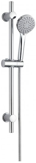 Deante Slide Bar with Showerhead and Hose