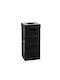 Viomes Capacity Waste Bin Waste Plastic Black 70lt 1pcs