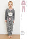 Noidinotte Pijama pentru copii De iarnă Gray