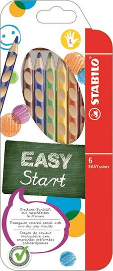 Stabilo Start Set de creioane colorate cu vârf gros în cutie 6buc Pachet de 1 ambalaje