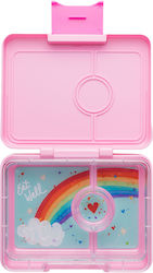 Yumbox Plastic Kids' Food Container 0.24lt Pink x x 5pcs