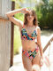 Solano Swimwear Triangle Bikini Top Multicolour Floral