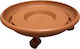 Viomes Πιάτο Γλάστρας Terracotta Με Ρόδες 42x42εκ. 102765