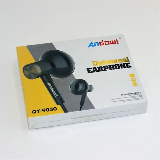 Andowl Qy9030 In-ear Handsfree Ακουστικά με Βύσμα 3.5mm Μαύρο