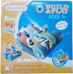 Flexible Construction Vehicles Assembly Toy 55 Pieces