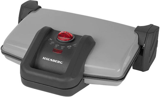 Hausberg Sandwich Maker for for 2 Sandwiches Sandwiches 1800W Gray