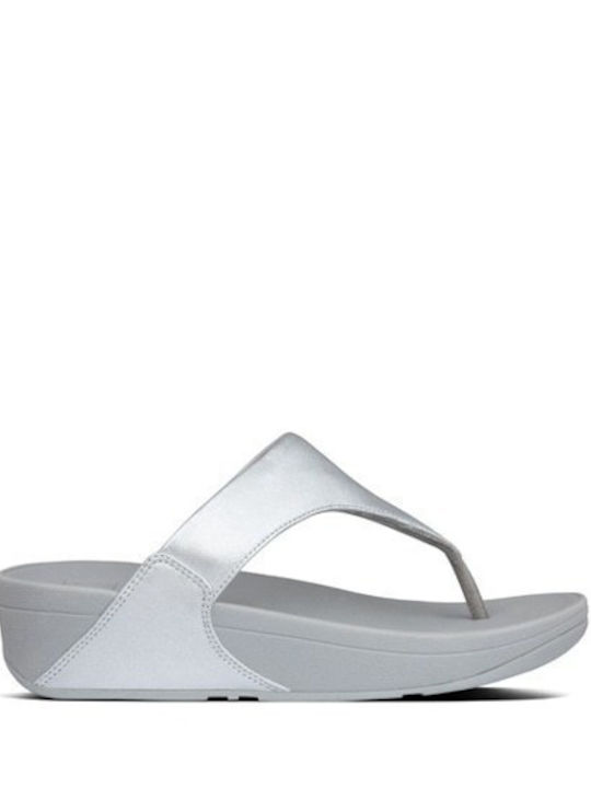 Flip Flop Damenplattformen Silber