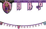 Happy Birthday Monster High Garland 200cm