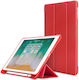 Flip Cover Rote Tablet Hülle für iPad 2017/2018 9,7" / iPad Air 2 / iPad Air 2013 9,7" / iPad Pro 9,7"