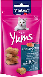 Vitakraft Yums Snack-Leckereien mit Lachs für Katze 40gr