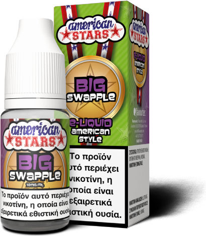 American Stars Lichid de Reumplere Gata Big Swapple cu Aromă de Dulce / Fructat 12mg 10ml
