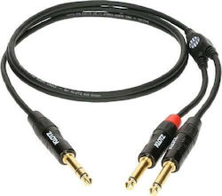 Jack 6.3mm 6.3mm Jack X2 3m Black