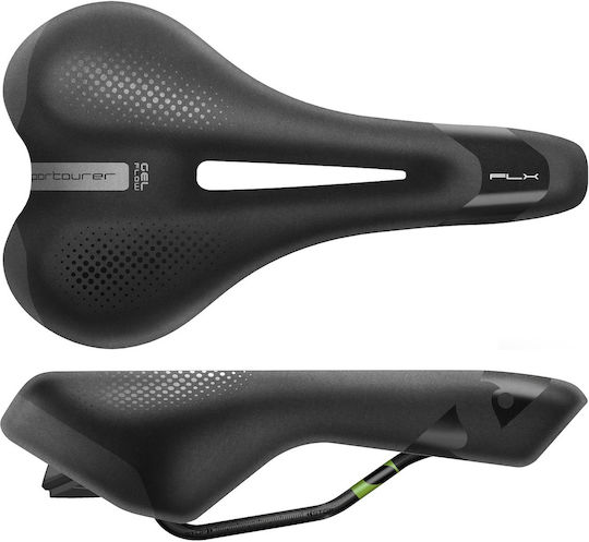 Sportourer Σέλα Ποδηλάτου Μαύρη με Gel