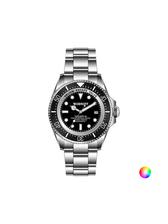 Bobroff Uhr Batterie mit Metallarmband