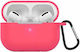 Hülle Silikon mit Haken in Rosa Farbe für Sony LinkBuds