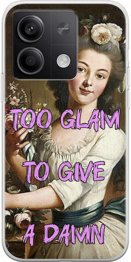 Vintage Lady Too Glam To Give A Damn Xiaomi Poco X6 5g Flexible Tpu Transparent Silicone