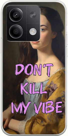 Vintage Lady Don't Kill My Vibe Xiaomi Poco X6 5g Flexible Tpu Transparent Silicone
