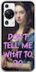 Vintage Lady Don't Tell Me What To Do Huawei P60 Flexible TPU Transparent Silicone