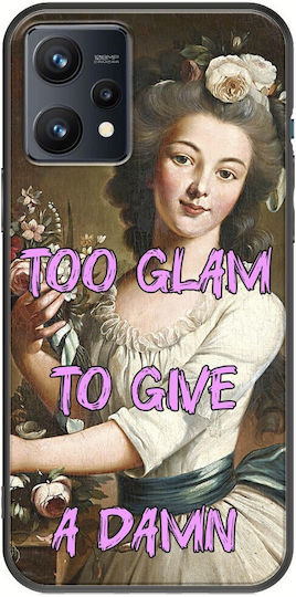 Vintage Lady Too Glam To Give A Damn Realme 9 4g Black Tpu Silicone