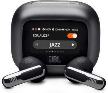 JBL Live Flex 3 Earbud Bluetooth Handsfree Earphones with Sweat Resistance and Charging Case Black