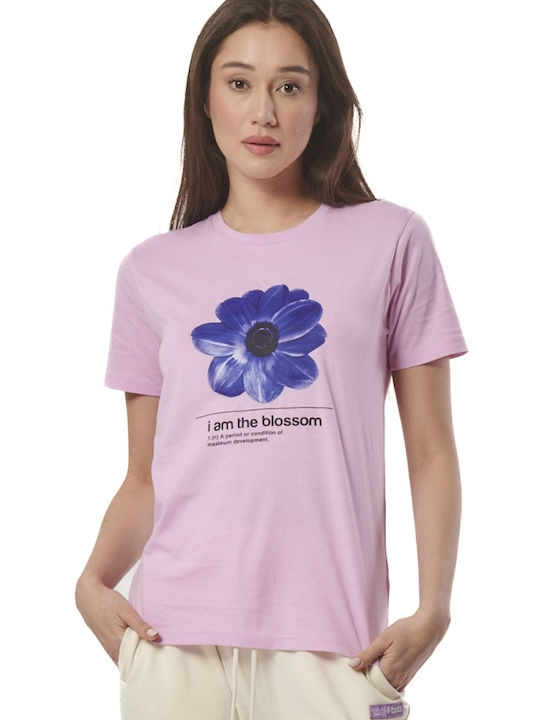 Body Action Damen T-Shirt Lila