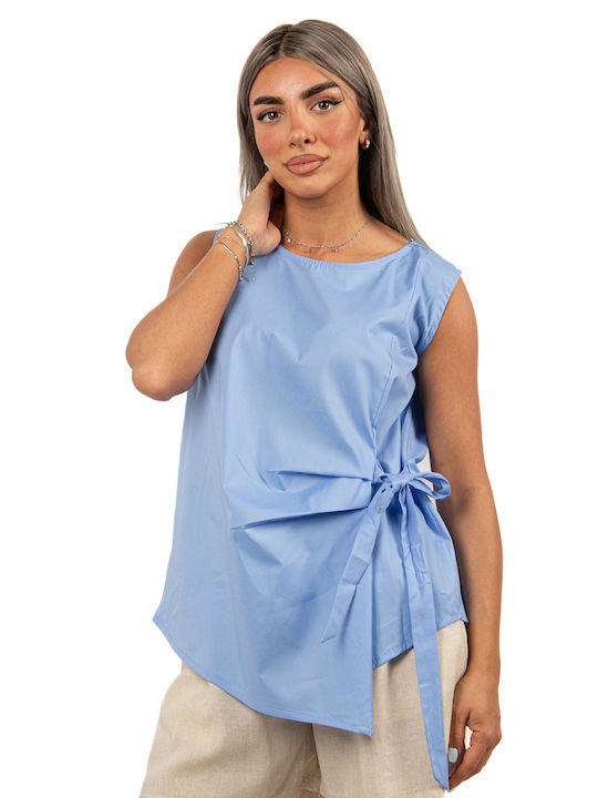 Ellen Damen Bluse blue