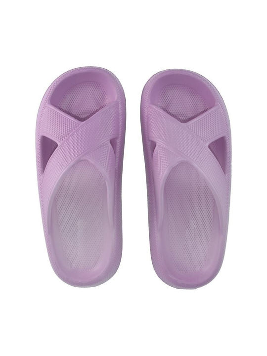 Amo La Casa Women's Flip Flops Purple