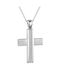 Kritsimis Women's White Gold Cross 14K with Chain