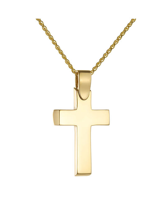 Kritsimis Gold Cross 14K with Chain