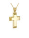 Kritsimis Damen Gold Kreuz 14K mit Kette