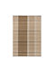 Brink & Campman Zona Block Stripe Lucrat manual Covor De exterior Rectangular Cashew