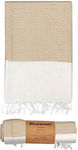 Summertiempo Beach Towel Cotton Brown 180x90cm.