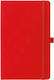 THeofylaktos Notebook A5 Ruled with Elastic and Pen Holder Red