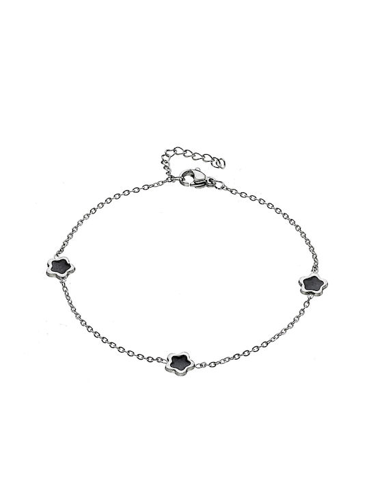 Sequoia Fußarmband aus Edelstahl Kette