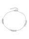 Fußarmband aus Edelstahl Stahl 26cm