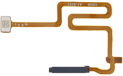 Kabel mit Fingerabdruck in Schwarz Farbe für Realme C35 RMX3511