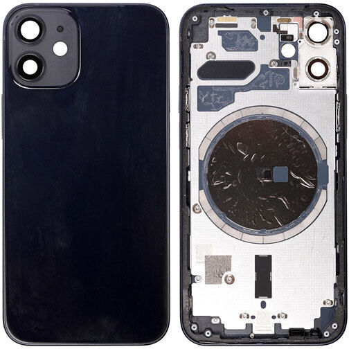 Κапак за замяна на батерията Back Housing Заден Черен за Apple iPhone 12 Mini