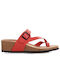 Siamoshoes Sandale dama Anatomic Pantofi cu platformă în Roșu Culoare