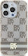 DKNY Pattern Back Cover Plastic Bej (iPhone 11, iPhone XR)