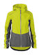 Women's Short Lifestyle Jacket for Winter Neon Yellow
